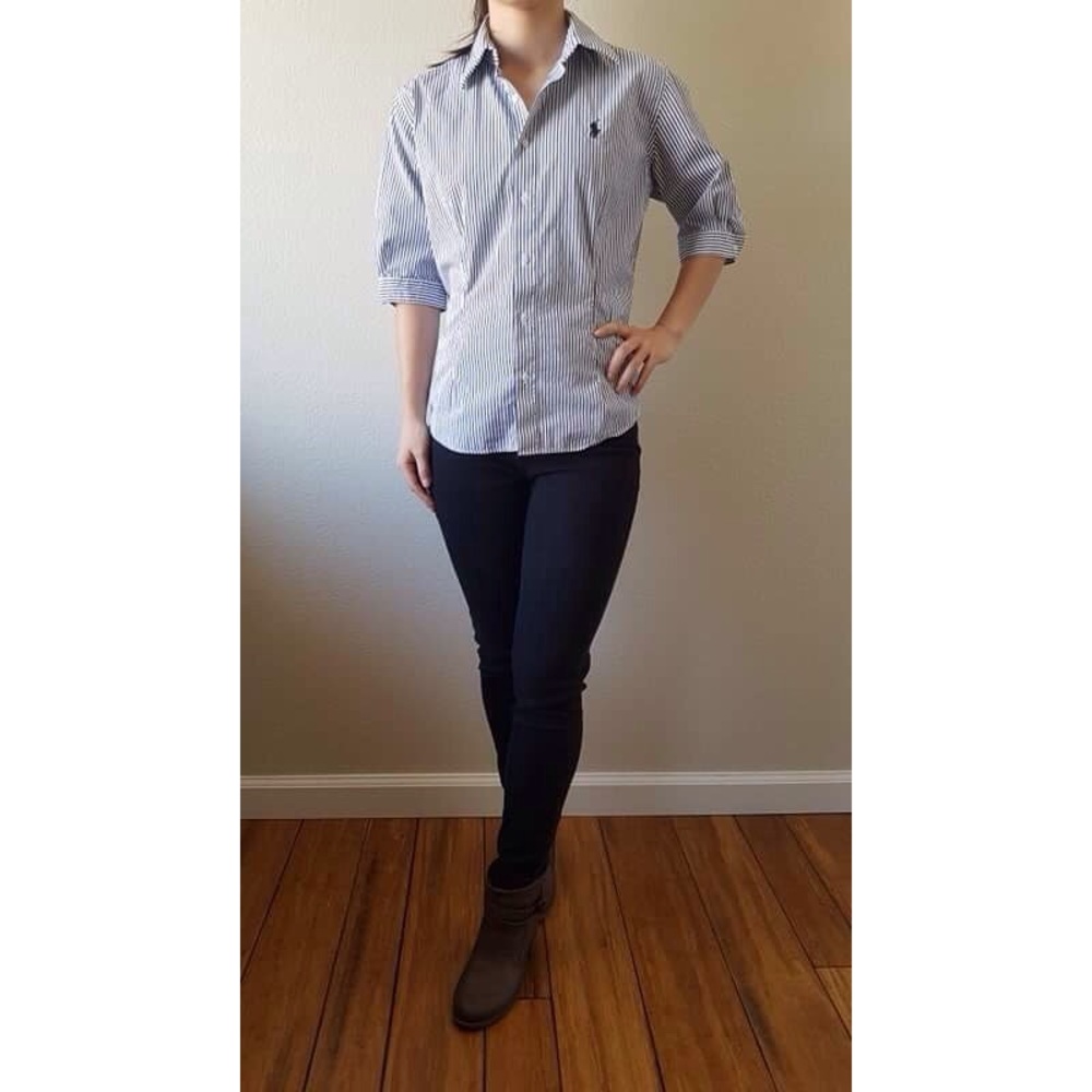 Ralph Lauren Sport Striped Button Down Shirt